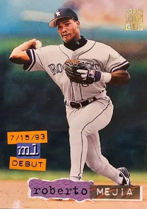 1994 Topps Stadium Club Roberto Mejia Baseball Card #21