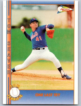 1992 Pacific Tom Terrific Tom Seaver One Last Try Baseball Card #69