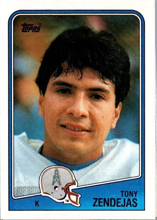 1988 Topps Tony Zendejas Football Card #109