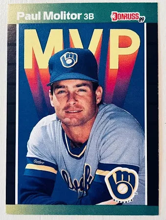 1989 Donruss Paul Leo Molitor Baseball Card #BC-9