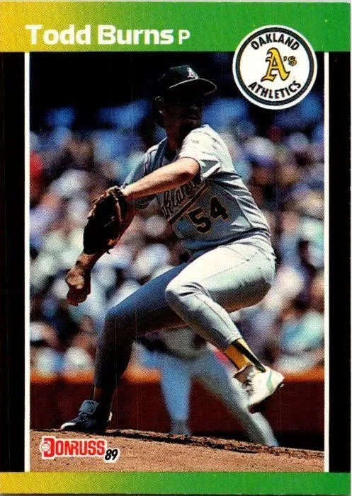 1989 Donruss Todd Edward Burns Baseball Card #564