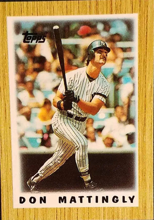 1987 Topps Major League Leaders Don Mattingly Baseball Card #65