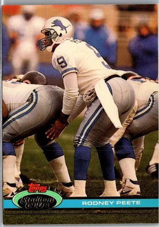 1993 Skybox Rodney Peete Football Card #99