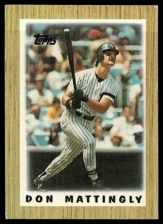1987 Topps Major League Leaders Don Mattingly Baseball Card #65