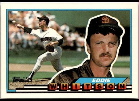 1989 Topps Eddie Lee Whitson Baseball Card #81