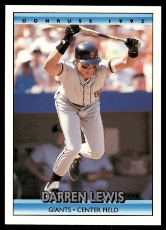 1992 Donruss Darren Joel Lewis Baseball Card #615