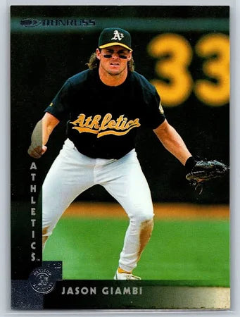1996 Donruss Jason Giambi Baseball Card #47