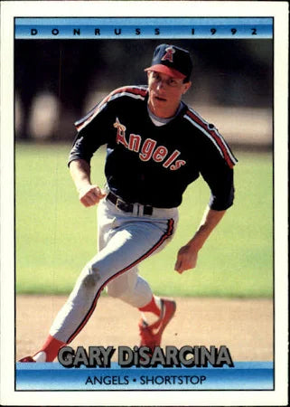 1992 Donruss Gary Thomas DiSarcina Baseball Card #497