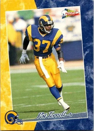 1993 Pacific Pat Terrell Football Card #191
