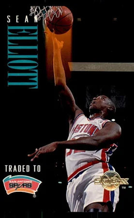 1994 Skybox Sean Elliott Basketball Card #48