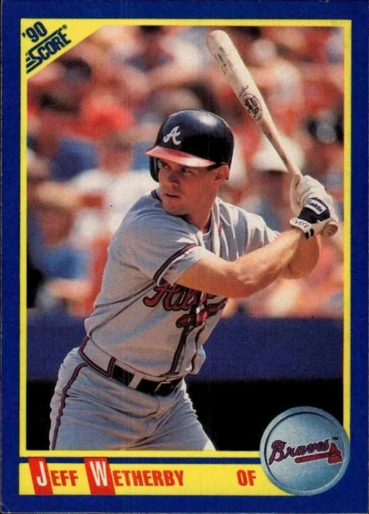 1990 Score Jeff Wetherby Baseball Card #540