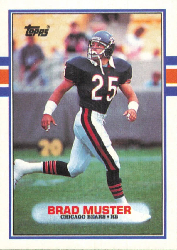 1989 Topps Brad Muster Football Card #71