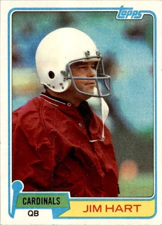 1981 Topps Jim Hart Football Card #401