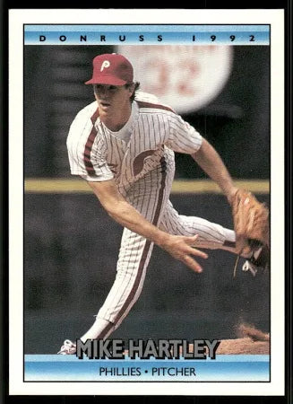 1992 Donruss Michael Edward Hartley Baseball Card #726