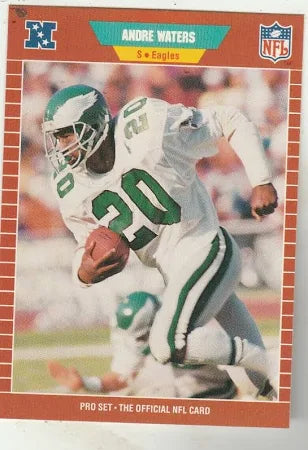1989 NFL Pro Set Andre Waters Football Card #324