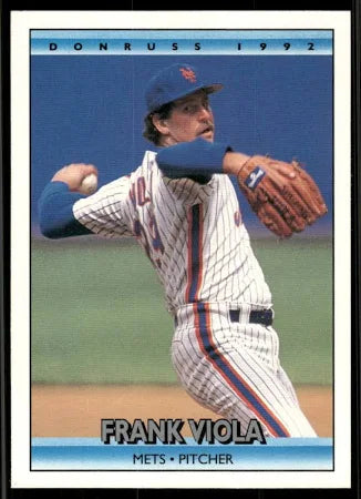 1992 Donruss Frank John Viola Jr. Baseball Card #498