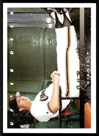 1993 Upper Deck Jeff Brantley Baseball Card #581