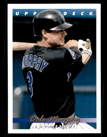 1993 Upper Deck Dale Murphy Baseball Card #706
