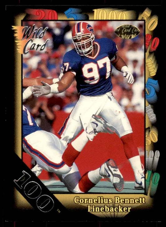 1991 AAA Sports Cornellius Bennet Football Card #47