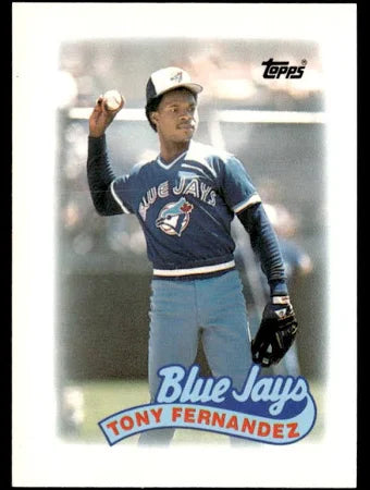 1989 Topps Major League Leaders Tony Fernandez Baseball Card #76