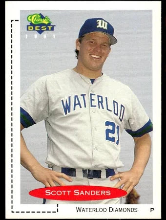 1991 Classic Scott Sanders Baseball Card #338