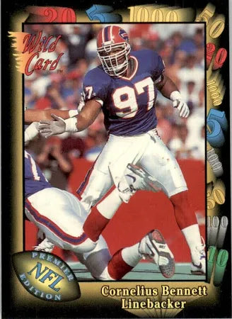 1991 AAA Sports Cornellius Bennet Football Card #47