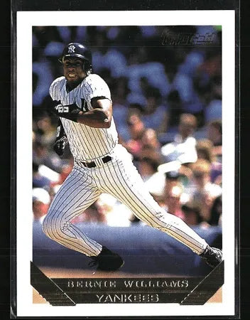 1993 Topps Bernie Williams Baseball Card #222