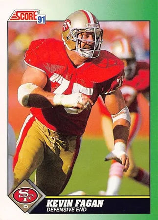 1991 Score Kevin Fagan Football Card #275
