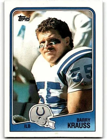1988 Topps Barry Krauss Football Card #127