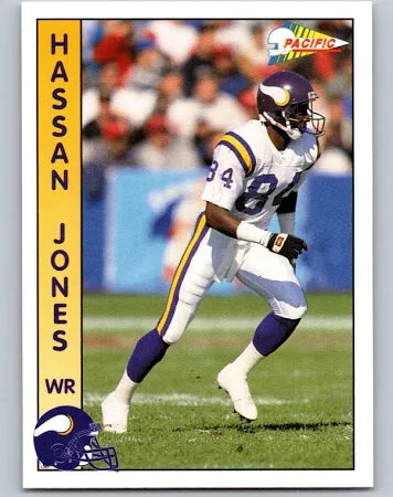 1992 Pacific Hassan Jones Football Card #505