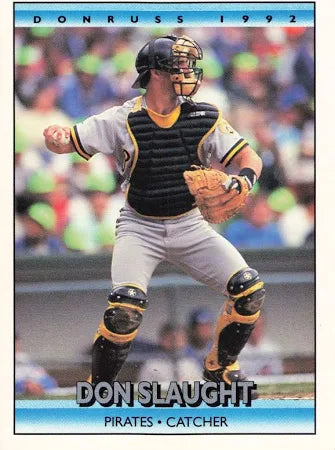 1992 Donruss Donald Martin Slaught Baseball Card #653