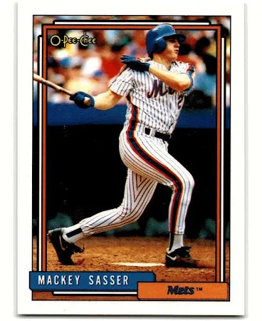 1992 Topps Mackey Sasser Baseball Card #533
