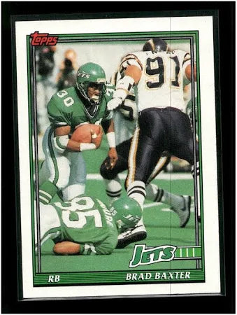 1991 Topps Brad Baxter Football Card #474