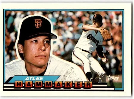 1989 Topps Charlton Atlee Hammaker Baseball Card #21