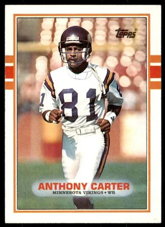 1989 Topps Anthony Carter Football Card #79