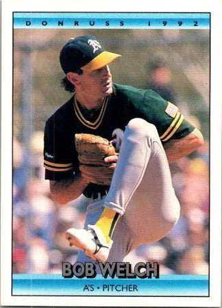 1992 Donruss Robert Lynn Welch Baseball Card #190