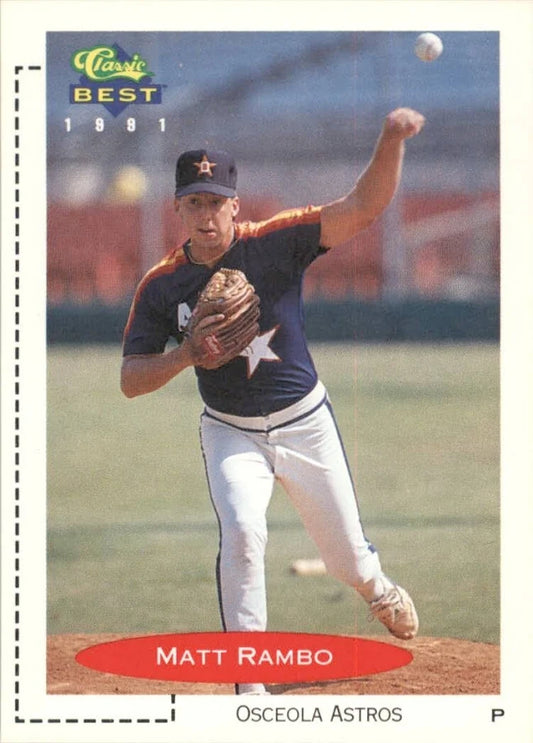 1991 Classic Best Matt Rambo Baseball Card #53