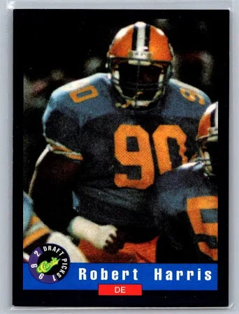 1992 Classic Draft Picks Robert Harris Football Card #70