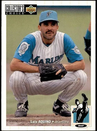 1993 Upper Deck Collectors Choice Luis Aquino Baseball Card #39