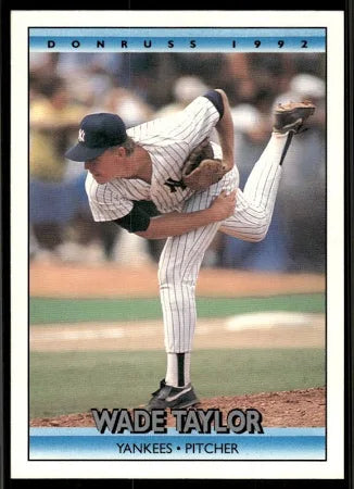 1992 Donruss Wade Eric Taylor Baseball Card #527