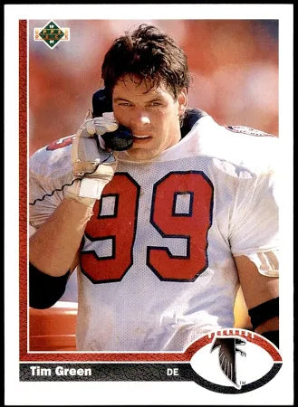 1991 Upper Deck Tim Green Football Card #195