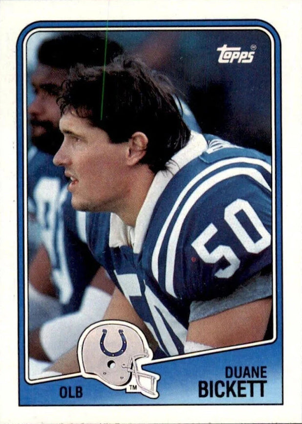 1988 Topps Duane Bickett Football Card #128