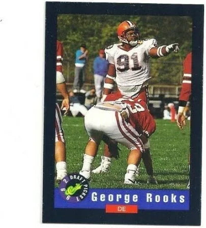 1992 Classic Draft Picks George Rooks Football Card #42