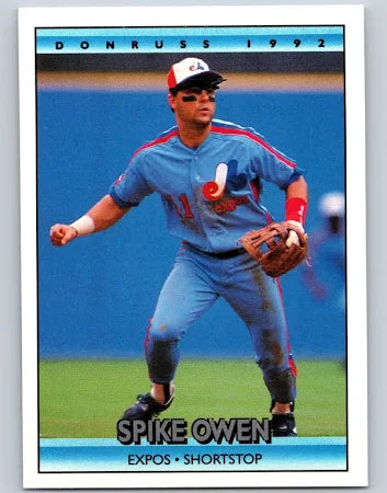 1992 Donruss Spike Dee Owen Baseball Card #518