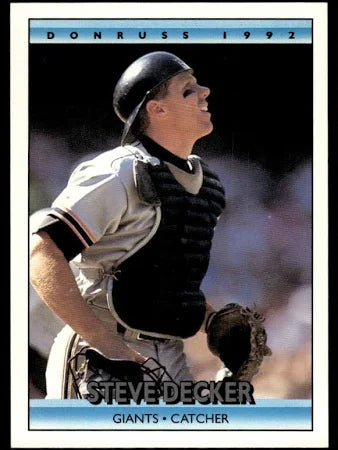 1992 Donruss Steven Michael Decker Baseball Card #389