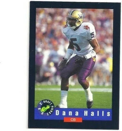 1992 Classic Draft Picks Dana Hall Football Card #60