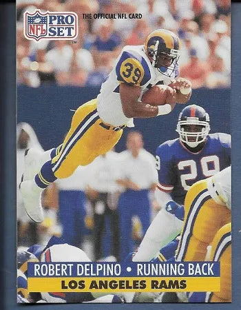 1991 NFL Pro Set Robert Delpino Football Card #830