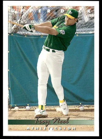 1993 Upper Deck Troy Neel Baseball Card #767