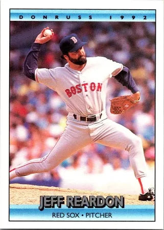 1992 Donruss Highlights Jeff Reardon Becomes Baseball's All-Time Save King June 15,1992 Baseball Card #U-9