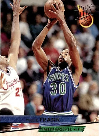 1994 Fleer Ultra Tellis Frank Basketball Card #289